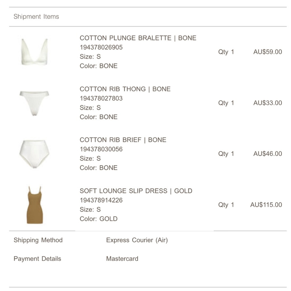 Skims soft lounge slip dress in Gold - Picture 4 of 4